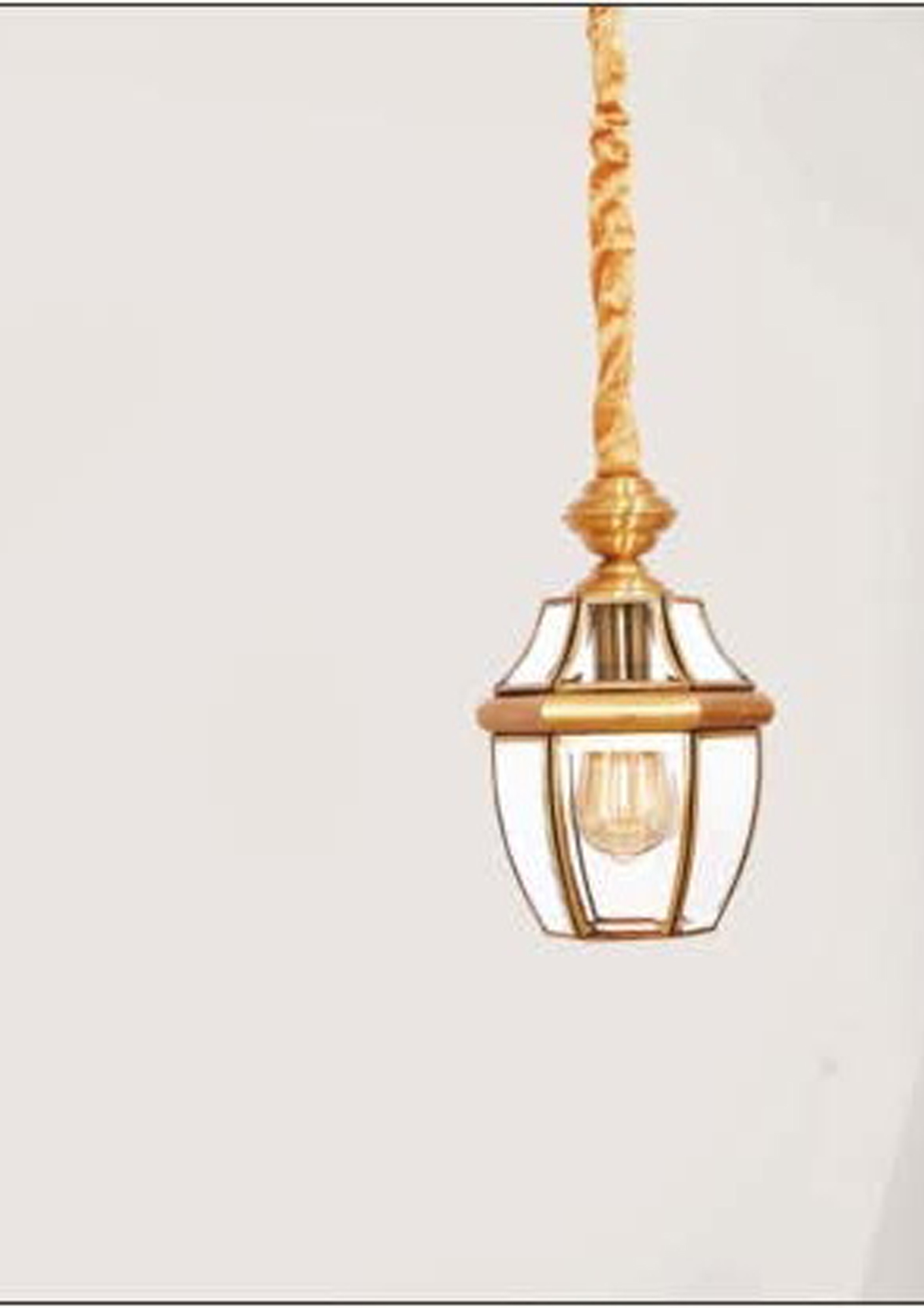 Beyond Lights - Brass Pendant Light- GL